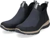A pair of black and blue Rieker ankle boots. Anteprima dell’immagine prodotto