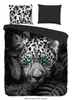 Duvet cover Pure 135x200 + 1* 80x80 cm - leopard with blue Produktbild-Vorschau 3