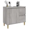 vidaXL Badschrank Grau Sonoma 65x33x60 cm Holzwerkstoff - Produktbild-Vorschau 6