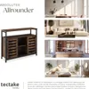 tectake® Sideboard Warrington mit höhenverstellbaren Produktbild-Vorschau 5