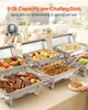 VEVOR set scaldavivande rettangolare 8,5 L (6 pezzi) Anteprima dell’immagine prodotto 3
