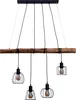 Näve Leuchten 4er Pendelleuchte "WOODLAND" L: 100cm 4er Produktbild-Vorschau 1