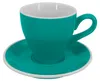 2er Set - Latte Tasse und Untertasse Milano, 220 ml, türkis Produktbild-Vorschau 3