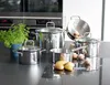 Kochtopf-Set - Edelstahl 18/8 - mit Glasdeckel Produktbild-Vorschau 2