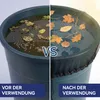 2x Regenfass Deckel 120cm, faltbar & robust, Laubschutz Produktbild-Vorschau 3