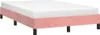 vidaXL Rám postele Pink 120x200 cm Velvet Náhled obrázku produktu 1