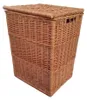 Rechteckiger Wiedekorb ca. 48x39x63 cm Truhe Wäschekorb Produktbild-Vorschau 1
