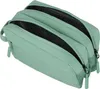 A green toiletry bag with multiple compartments. Náhled obrázku produktu
