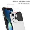 iPhone 13 Hülle, Dual Layer Ständer Schutzhülle mit Schiebe Produktbild-Vorschau 5