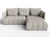 AX LIVING Beige Ecksofa mit Schlaffunktion und Bettkasten Produktbild-Vorschau 3