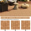 Yaheetech Terrassenfliesen Holzfliesen Akazie 30x30cm 27er Produktbild-Vorschau 9