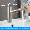 ZMH Koupelnová umyvadlová baterie s výsuvnou sprchovou Náhled obrázku produktu 2