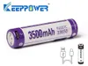 Keeppower 18650 - 3500mAh, Li-Ionen 3,7V - 3,6V - PCB Produktbild-Vorschau 2