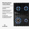 Klarstein Ignito – płyta gazowa 4-palnikowa, 4 palniki Podgląd zdjęcia produktu 3