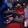 Bestier Gaming-Eckschreibtisch L-Form 106,5 cm - Produktbild-Vorschau 4