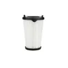 A white vacuum cleaner filter against a white background. Produktbild-Vorschau
