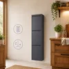 Contenitore per rifiuti Relaxdays, con 3 scomparti, Anteprima dell’immagine prodotto 3