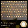 Meisterhome Rete luminosa a LED 3x3 metri per esterni e Anteprima dell’immagine prodotto 5