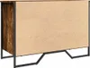 vidaXL Portascarpe in rovere affumicato 90x38x61,5 cm Anteprima dell’immagine prodotto 6
