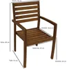 DEGAMO Gartenstuhl Stapelstuhl Gartensessel NIZZA, Akazie Produktbild-Vorschau 7