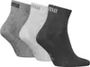 Uni Viertel-Socken 3 Paar – Anthrazit – Grau melange – Produktbild-Vorschau 2
