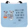Mr. & Mrs. Panda Strandtasche Koala Familie - Blau Pastell Produktbild-Vorschau 1