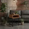 Relaxdays Nachttisch mit Fach & Ablage, HBT: 58x40x40 cm, Produktbild-Vorschau 3
