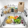 XINZI Panier coulissant d'armoire de cuisine 50cm Lot de 2 Voir les images du produit 10
