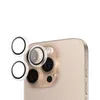 A close-up shot of a smartphone camera lens protector kit, with the protectors shown next to the camera module of a gold-colored smartphone. Anteprima dell’immagine prodotto