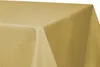 Tischdecke rechteckig 110x220 cm gelb Leinenoptik Produktbild-Vorschau 1