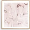Gerahmtes Poster - Rahmen in heller Eiche - Rosa Marmor Produktbild-Vorschau 1