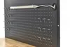 115 cm lange Werkbank mit Holzwerkblatt, hinterer Wand mit Produktbild-Vorschau 17