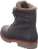 A single brown leather boot with fur lining is shown from the side against a white background. Anteprima dell’immagine prodotto