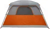 vidaXL Tenda familiare per 6 persone Arancione Impermeabile Anteprima dell’immagine prodotto 8