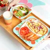 5-dielna súprava detského riadu z bambusu | tanier|, miska, Náhľad obrázku produktu 3
