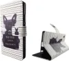 Handyhülle Tasche für Handy Sony Xperia Z5 Böser Hund Weiß Produktbild-Vorschau 1
