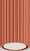 Plafond KARBON 10 roter Ocker 1xGU10 10W Aluminium Produktbild-Vorschau 4
