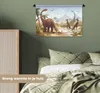 MuchoWow® Wandteppich Wandbehang Dinosaurier - Landschaft - Produktbild-Vorschau 4