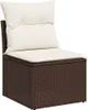 The Living Store 10-tlg. Garten-Sofagarnitur mit Kissen Produktbild-Vorschau 6