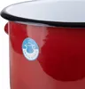 Emaillierter Topf ohne Deckel RED 5.5l Gas Induktion Produktbild-Vorschau 7
