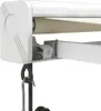 vidaXL Markise Einziehbar Creme 4x3 m Stoff und Aluminium Produktbild-Vorschau 6