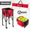 GOPLUS Tenniswagen klappbar, tragbarer Ballwagen mit Produktbild-Vorschau 6