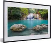 MuchoWow® MuchoWow® Gerahmtes Poster Moosbewachsene Felsen Produktbild-Vorschau 1