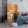 Relaxdays 10038800, Stojan na rostliny, MDF, Ocel, Bílá, Náhled obrázku produktu 2