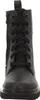A front view of a black lace-up boot. Produktbild-Vorschau
