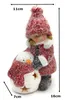 Winterkind Mädchen mit LED Schneemann 16cm Dekofigur Produktbild-Vorschau 5