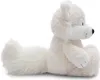 A side profile of a white plush arctic fox toy. Anteprima dell’immagine prodotto