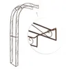 Rankhilfe "Halbbogen" aus Metall in Rost Optik, Rankhilfe, Produktbild-Vorschau 3