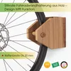 Fahrradhalter Wand aus Eiche (bis 50 mm)  -  Eiche Produktbild-Vorschau 4