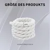 Zbssny 8mm Dicke Schnürsenkel Rund Baumwoll Seil Produktbild-Vorschau 2